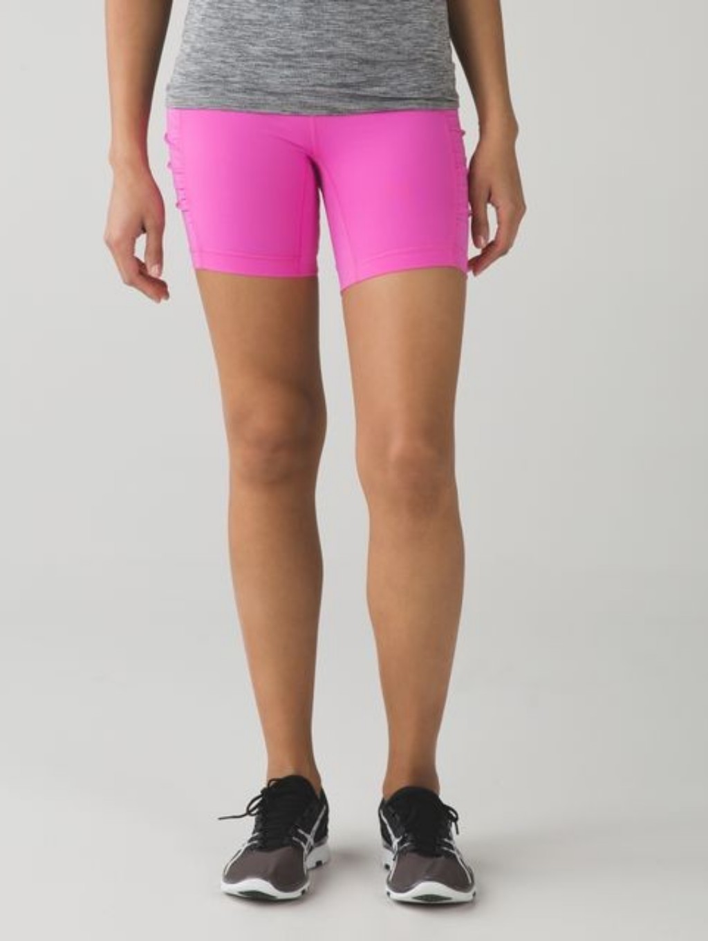 Lululemon Athletica Speed Track Pink Paradise Hot Pink Workout Shorts | Size 8